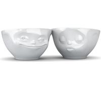 Fiftyeight Products Ensemble de coupelles moyennes n°1 200ml blanc - grins/kiss