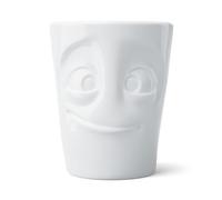 FIFTYEIGHT PRODUCTS Maxi mug « Prêt » - Tasse extra large (porcelaine, 500 ml, blanc, fabriqué en Allemagne)