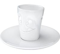 Fiftyeight Products Mug à espresso avec anse - espiègle blanc