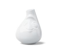 FIFTYEIGHT PRODUCTS Petit vase « Putzig » (porcelaine, hauteur 10 cm, blanc, 100 % fabriqué en Allemagne)