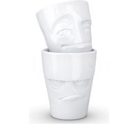 Fiftyeight Products Set de gobelets - grognon/malicieux blanc