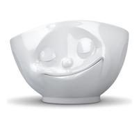 FIFTYEIGHT Products Tasses/Bol « Glücklich » (Porcelaine, 500 ML, Blanc, fabriqué en Allemagne)