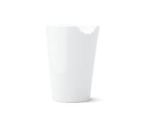 FIFTYEIGHT PRODUCTS Tasses / tasses avec morsure (sans anse, porcelaine, 400 ml, blanc, fabriqué en Allemagne)