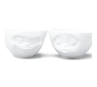 FiftyEight Set De Coupelles Bisou/Rire Blanc
