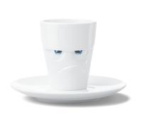 Tasse et sous tasse expresso en Porcelaine Tassen - Grincheux