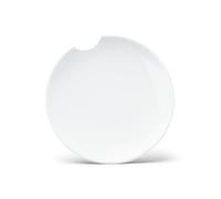 Fiftyeight t017301 Assiette à gâteau avec Morsure, Lot de 2, 20 cm, Blanc
