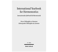 Figal, G: International Yearbook For Hermeneutics