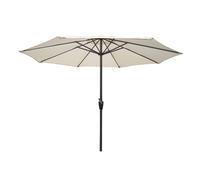 Figari parasol ecru droit rond 2,7 x 2,7 m