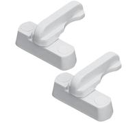 FIGCY Verrous de Fenêtre Lot de 2 pour PVC-U, Blanc | Lot de 2 pour fenêtres et portes PVC-U, montage facile, protection pour la maison et la boîte aux lettres