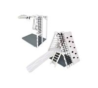 Figelo MAX Aire de jeux d'intérieur modulable pour enfants en bois dès 6 mois Blanc