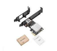 FIGGRITID 1 ensemble de carte LAN Gigabit à port unique 2,5 G, port d'alimentation de 2500 m, carte réseau pour serveur de bureau, jeux et jeux