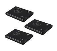 FIGGRITID 3X USB Lecteur de Proximite ID Carte Cle RFID 125KHz Controle Acces pour Porte Securite + Cable USB