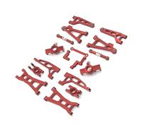 FIGGRITID Bras oscillant pour télécommande de voiture 16207 16208 16209 16210 H16 - Accessoires de rechange en métal - Rouge