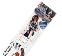 FIGGRITID Chic Attitude Ruban adhésif large en PET, rouleau unique, original, tendance, ruban décoratif pour filles, caractères, transparent et durable