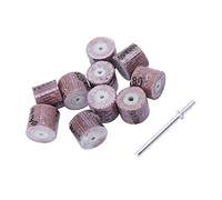 FIGGRITID Lot de 10 disques abrasifs de 15 mm pour outils rotatifs grain 80/120/240/320/600
