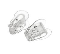 FIGGRITID Lot de 10 séparateurs d'orteils correcteurs d'oignon en gel pour oignons, orteils qui se chevauchent, hallux valgus 3,5 x 2 cm