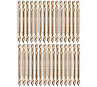 FIGGRITID Lot de 30 forets à double extrémité en cobalt pour acier trempé, fonte, bois, plastique, acier inoxydable