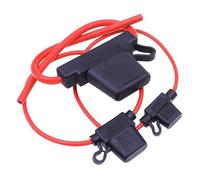 FIGGRITID Lot de 5 mini porte-fusibles à lame pour voiture - Anti-éclaboussures - 12 V - 30 A - Avec lame de fusible