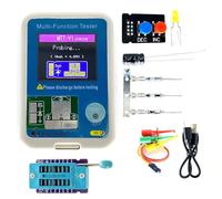 FIGGRITID MTT-V1 Transistor Testeur Multimètre Haute Précision pour Diode Triode MOS/PNP/NPN Condensateur Résistance Transistor Facile à Utiliser