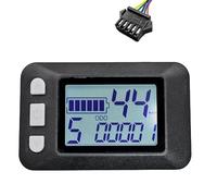 FIGGRITID P9 Écran LCD pour tableau de bord 24 V 36 V 48 V 60 V Accessoires de rechange pour scooter électrique Écran LCD (prise SM 5 broches)