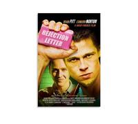 Fight Club - Poster sur toile - Impression sur toile - Décoration murale moderne pour chambre à coucher - 50 x 75 cm