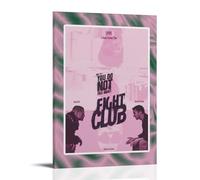 Fight ClubArt Impression sur toile de peintures à l'huile Impression sur toile moderne Paysage abstrait Images imprimées sur toile Décoration murale pour la maison ou le bureau Style cadre 40 x 60 cm
