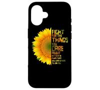 Fight for The Things You Care About Notorious Ruth Bader RBG Coque pour iPhone 16