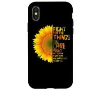 Fight for The Things You Care About Notorious Ruth Bader RBG Coque pour iPhone X/XS