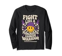 Fight Like a Pancreatic Cancer Warrior Pancreatic Cancer Men Manche Longue
