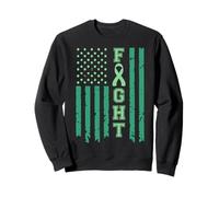 Fight Us Green Mental Health Importants Sensibilisation à la santé mentale Sweatshirt