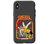 Fight Your Fears Clown Rétro Parodie Humour Décalé Coque pour iPhone X/XS