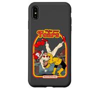 Fight Your Fears Clown Rétro Parodie Humour Décalé Coque pour iPhone XS Max