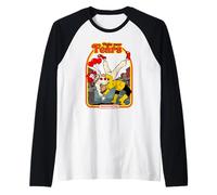 Fight Your Fears Clown Rétro Parodie Humour Décalé Manche Raglan