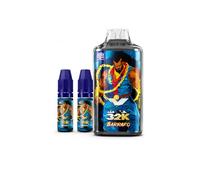 FighterX 32000 Puff Remplissable Rechargeable 00mg Sans Nicotine 1000 mAh Barrako (Double Menthe)