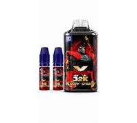 FighterX 32000 Puff Remplissable Rechargeable 00mg Sans Nicotine 1000 mAh Bloody Shigeri (Fruits Rouges Fruit du Dragon)