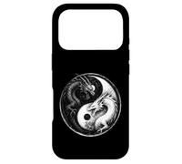 Fighting Dragons Yin Yang Vintage Anime Japonais Art Rétro Coque pour iPhone 17 Pro