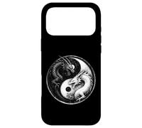 Fighting Dragons Yin Yang Vintage Anime Japonais Art Rétro Coque pour iPhone 17 Pro Max