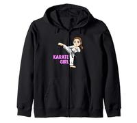 Fighting Karateka - Mignonne Fille de karaté Sweat à Capuche