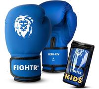 FIGHTR® Gants de Boxe pour Enfant avec Meilleur Ajustement pour Une Protection maximale | Junior garçons et Filles | pour Boxe, MMA, Muay Thai, Kickboxing et Arts Martiaux 04 06 oz | Sac de Transport
