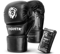 FIGHTR® Gants de Sparring MMA avec Le Meilleur Maintien pour Une stabilité maximale | avec Rembourrage Extra épais | pour Sparring, MMA, Boxe, Kickboxing et Arts Martiaux | Sac de Transport Inclus