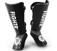 FIGHTR® Protège-Tibias - avec Ajustement Parfait et Rembourrage idéal | Protège-Tibias épais pour Kickboxing, MMA, Muay Thai et Autres Sports de Combat