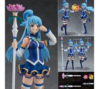 Figma # 399 Konosuba 2 Aqua Anime Figure God's Blessing on this Wonderful World! Figurines d'action Megumin/Yunyun/Darkness 399 With Box 14cm
