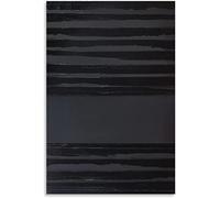 FIGMAN Pierre Soulages Affiche Abstrait Toile Peinture Pierre Soulages Art Mur Pierre Soulages Impressions pour Accueil Art Mur Décor Image 60x80cmx1 sans Cadre
