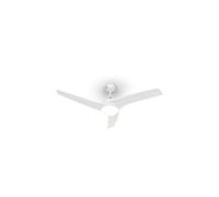 Figo ventilateur de plafond 52 55 W plafonnier 2x42 W télécommande blanc