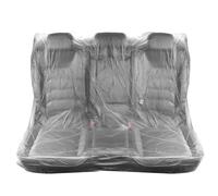 Figpade Lot de 10 housses de siège jetables universelles en plastique pour sièges arrière de voiture, protection temporaire contre la poussière et l'eau, housses de siège jetables pour voitures