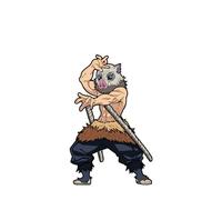 FiGPiN Classic : Demon Slayer Inosuke Hashibira (1252) (édition limitée à 750 pièces), Zinc, Sans pierre précieuse