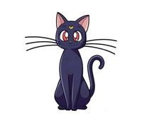 FiGPiN Classique : Sailor Moon - Luna (1304) (édition limitée à 1000 pièces)