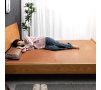 FIgpmwld Tapis de Couchage d'été en Bambou, Coussin de Refroidissement Pliable et Respirant, Plusieurs Tailles(120 * 190CM)