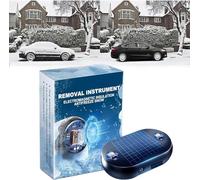 Figskey Dégivreur moléculaire électromagnétique solaire et anti-givre, chauffage moléculaire cinétique portable 2024, dispositif de déneigement de voiture (1 pièce)
