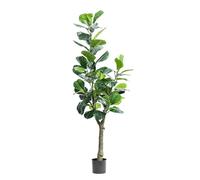 Figuier Artificiel À Feuilles De Violon, Grandes Plantes Artificielles Pour L'intérieur, Arbre Tropical Artificiel En Pot, Plantes Artificielles Pour L'intérieur Et La Maison(90cm/3ft)